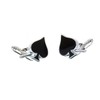 MRCUFF Spades Spade Playing Cards Poker Pair Cufflinks in a