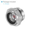 CoCud Air Compressor Oil Sight Glass, | M18x1.5mm Male Thread