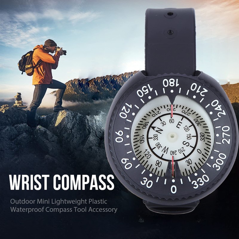 Survival Wristband, Orienteering Wrist for Hiking Camping Boating Outdoor Activities