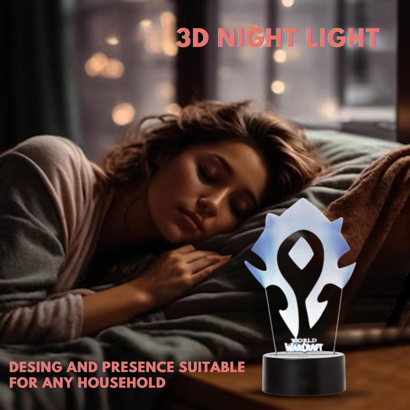 LED Lamp - World of Warcraft Horde Colour Changing USB