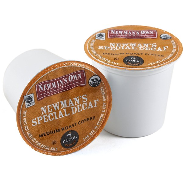 Newman's Own Organics Special Blend Decaf Coffee Keurig K-Cups, 72 Count