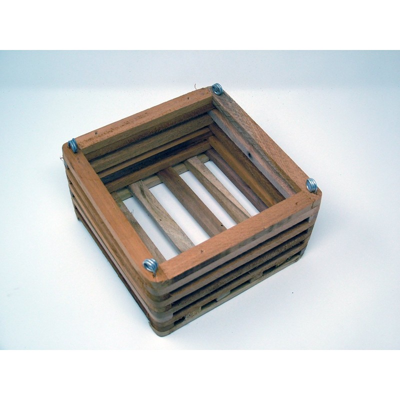 Slat Vanda Orchid Basket. Cedar. 8 Inch with 20 inch