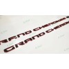 Grand Cherokee 2PCS Door Gloss Black Red Emblems Fit For
