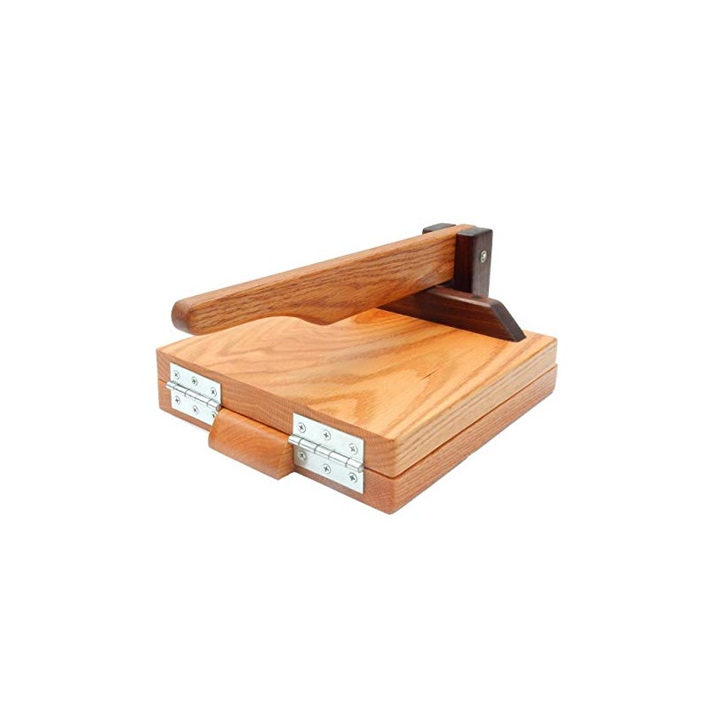 Central Coast Woodworks Hardwood Tortilla Press - Red Oak- 10