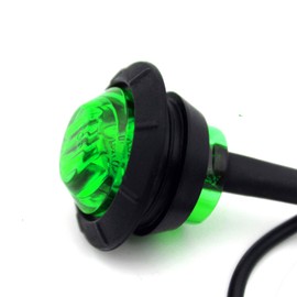 10 Pack Waterproof Marine LED Lights - Boat Underwater & Deck Courtesy Lights, 12V for Yacht, Fishing Pontoon, Sailboat, Kayak (Green)
