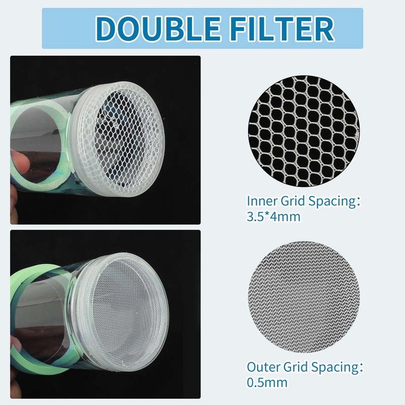 CAPASTEC Suspensions Breeder Box, Floating Mesh Isolation Fish Tank Separator