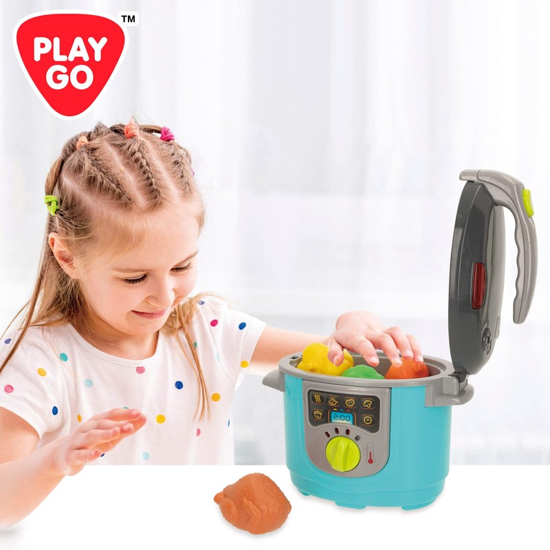 COLORBABY 46749 Electric Kitchen Robot with 6 pcs 3a+ (playgo)