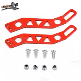 WSAYS Pair Red Door Latches Handles Fit 17-24 Can-Am Maverick X3/X DS RS Turbo R Max