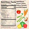 SavorSatch Dehydrated Mixed Dried Vegetable Flakes - 16oz Resealable Pouch