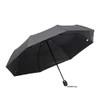 Umbrella UV Protection Windproof Automatic Foldable Portable Auto Stripe Black