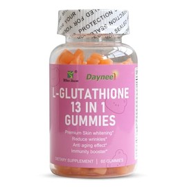 Gomitas Wins Town L-glutatión 13 en 1 de 1200 mg, veganas, 60 unidades | Apoya la piel de aspecto saludable, reducción de arrugas, antienvejecimiento,