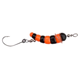 Trout Master Hard Camola 2 g Artificial Bee Maggots Trout Bait, Colour: Orange & Black