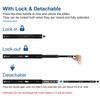 VADANIA 12" Black Heavy Duty Drawer Slide with Lock #D53,