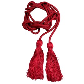 Elegant Red Cincture Belt | Catholic Vestment Rope Belt | Priest and Deacon Attire | Catholic Vestments For Mass | Great Gift For Ordination to Priesthood