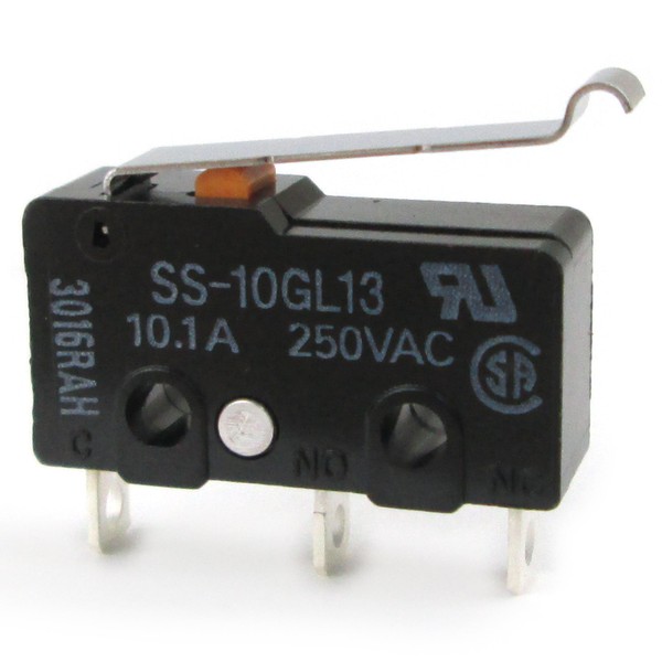 OMRON SS-10GL13 NN Ultra-Compact Basic Switch (Hinge Earl, Lever Type) (High Durability)