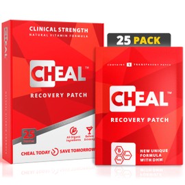 CHEAL CHEAL Recovery Patch - 25 Pack - Party Patches for Better Mornings | Individually Wrapped