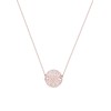 Elli Women's Necklace with Pendant Rose Gold-Plated 925 Silver Crystal