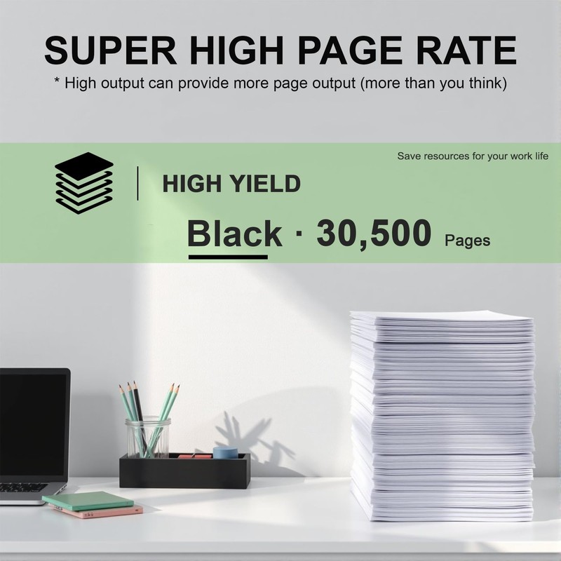 1 Pack TK8547 Black Toner Cartridge: Compatible TK8547K TK-8547 Toner