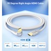 Cable Matters 48Gbps Ultra HD 8K Right Angle HDMI Cable