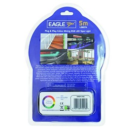 Eagle 12V RGB LED Tape Light Kit Inc In-line PSU