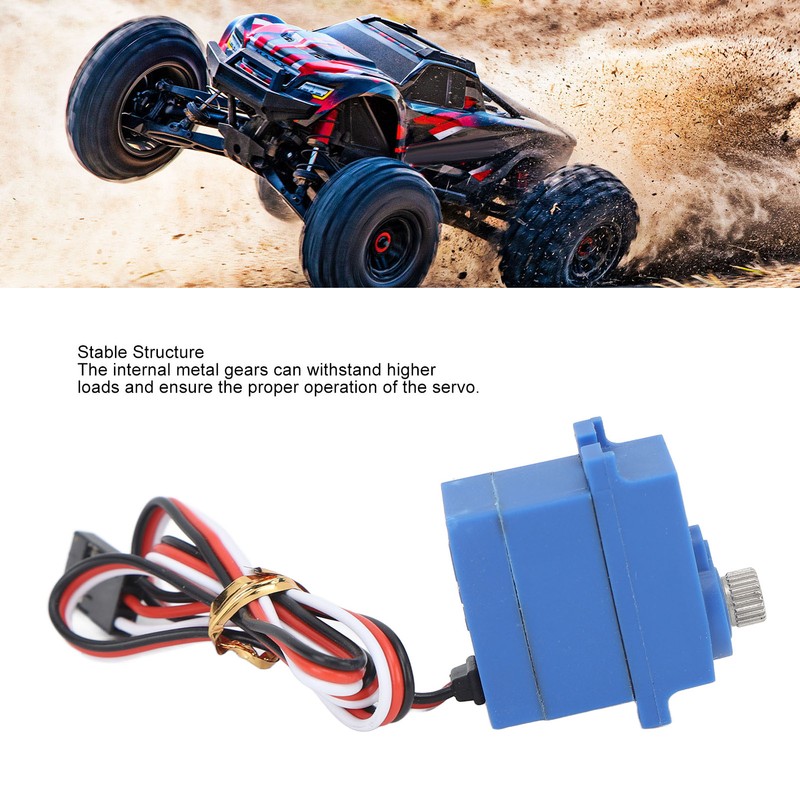 Waterproof Servo 3 Wire Metal Gear Steering Servo Suitable for