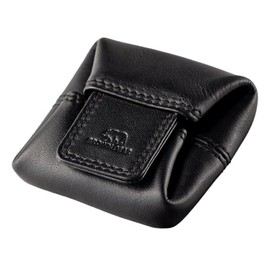 Brown Bear Small Leather Coin Purse I BB 9095, 011 Black, coin purse