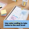 Post-it 100% Recycled Paper Super Sticky Notes, 3 in. x