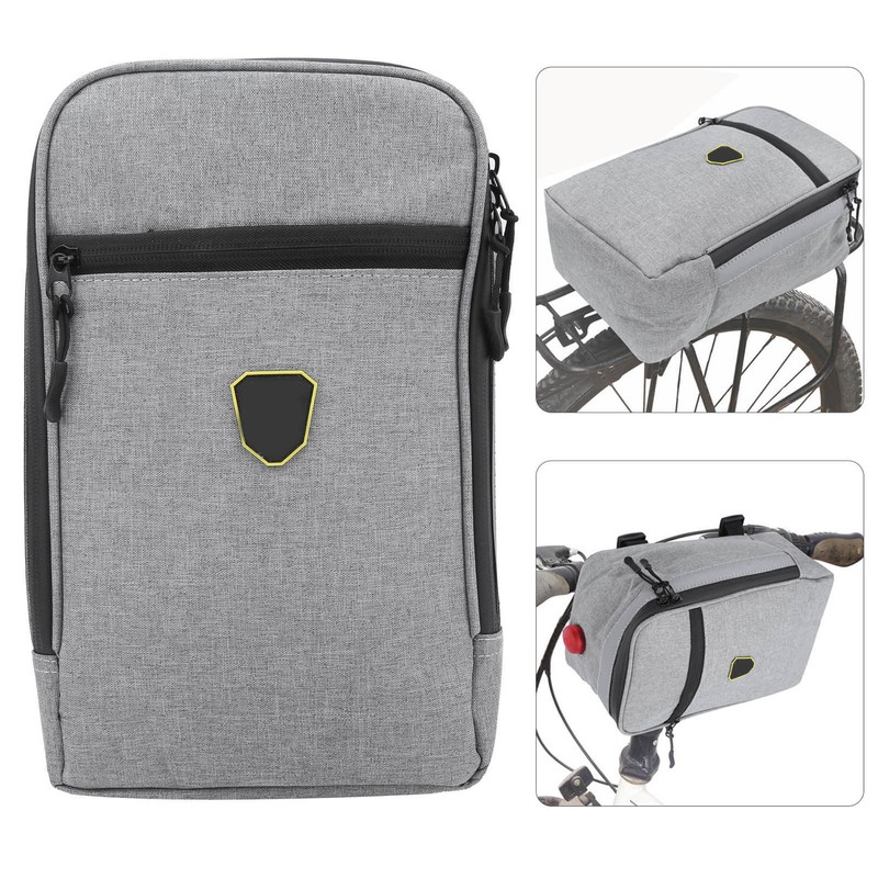 Folding Bicycle Lithium Battery Tail Bag Bike Trunk Rear Pouch