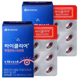 iClear Lutein Astaxanthin, 30 tablets, 2 units / 아이클리어 루테인아스타잔틴, 30정, 2개