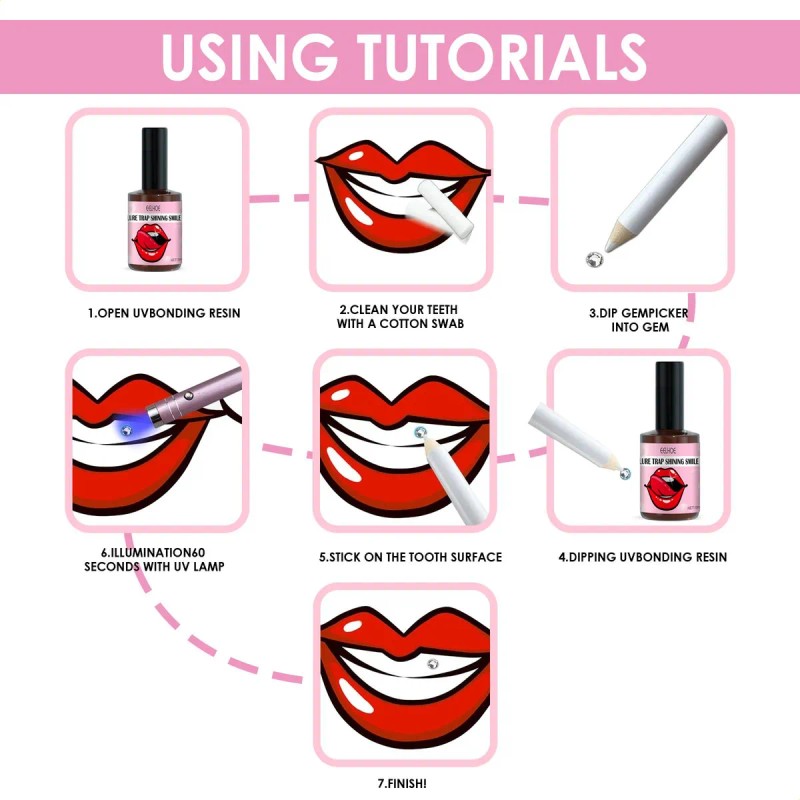 Juego Gemas Dientes Decoration Diy