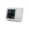BRAUN/Brown Digital Table Clock, Projection Alarm Clock, BC15W, White, Digital