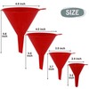 Plastic Oil Funnels for Automotive Use Set of 5, Large