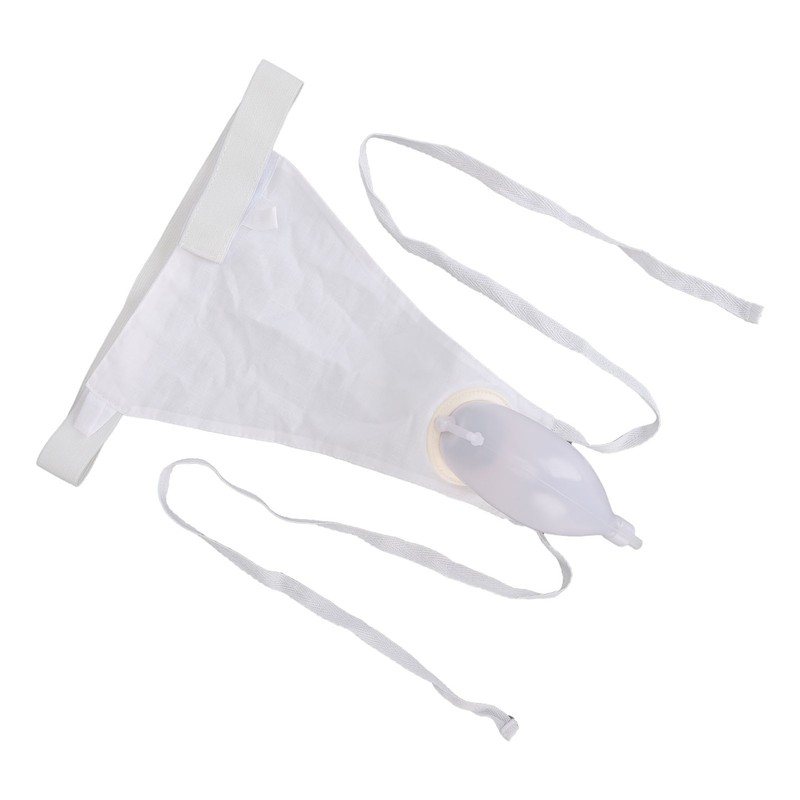 Men Urine Collector Bag Reusable Urinal Pee Holder 1000mL Wearable