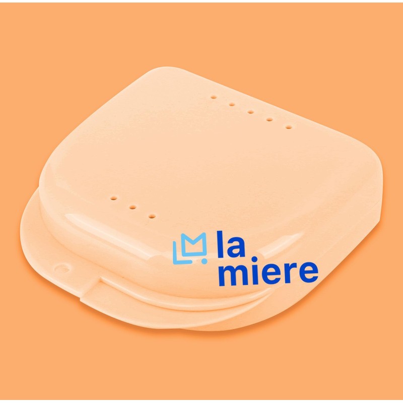 Retainer Case with Vent Holes - Orthodontic container for holding
