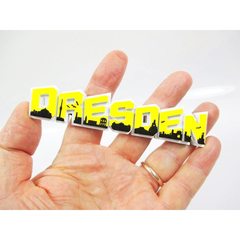 Dresden Magnet Letters Poly Souvenir Germany Saxony Football (133)