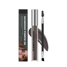 Eyebrow Gel, Waterproof Eyebrow Gel, Eye brow Tattoo for All Skin Types (Black Brown)