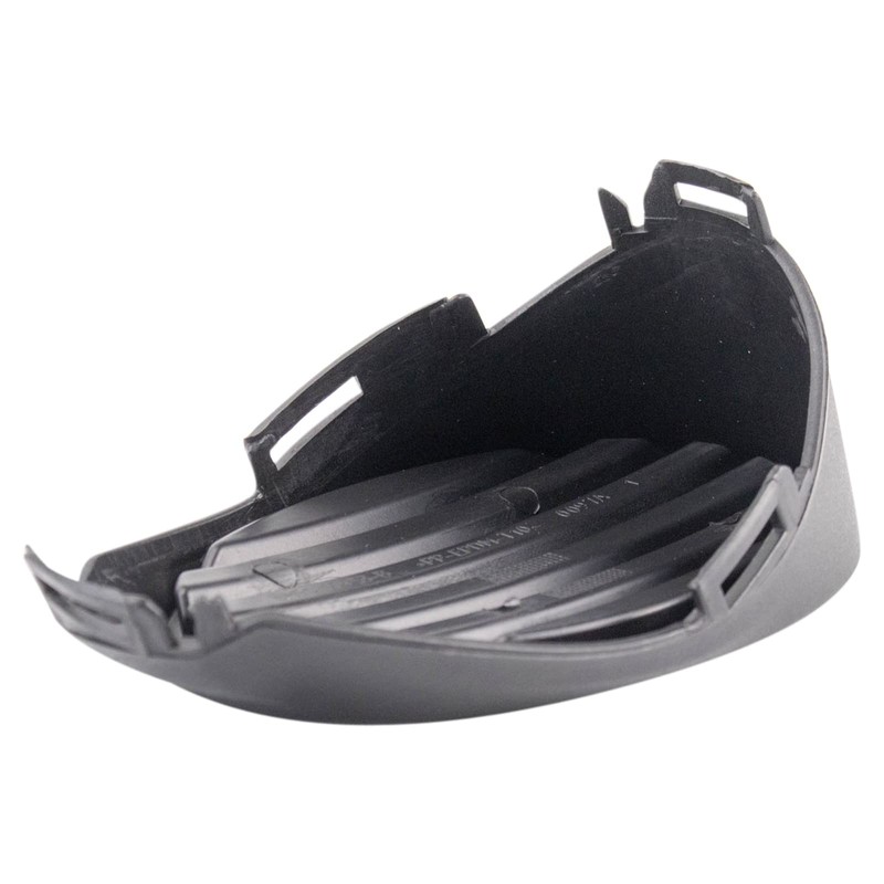 TRQ Front Left Fog Light Hole Cover Black Drivers Side