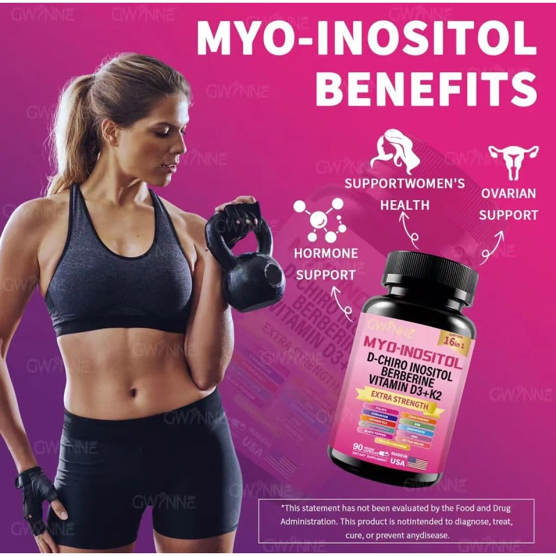 Gwynne Suplemento De Cortisol 90 Cpsulas Suplemento De Myo-inositol Y