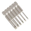 6 Pcs Slotted Screwdriver Bit Set Magnetic Flat Head Bits