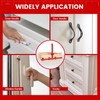 DOCXCDO Aluminum Cabinet Hardware Jig Tool for Handles Pulls Knobs,