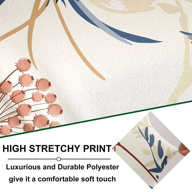 CRFATOP Wingback Chair Covers 2 Pieces Stretch Printed Wing Back