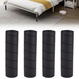 NICENEEDED 4 PCS Adjustable Bed Frame Toe Protectors, Bed Frame Leg Covers for Protectors Toes, Bed Frame Feet Protectors Bed Corner Guards for Chair Table Furniture Legs