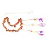 Moon Wind Chimes Bright Crystal Hanging Pendant Window Decoration for