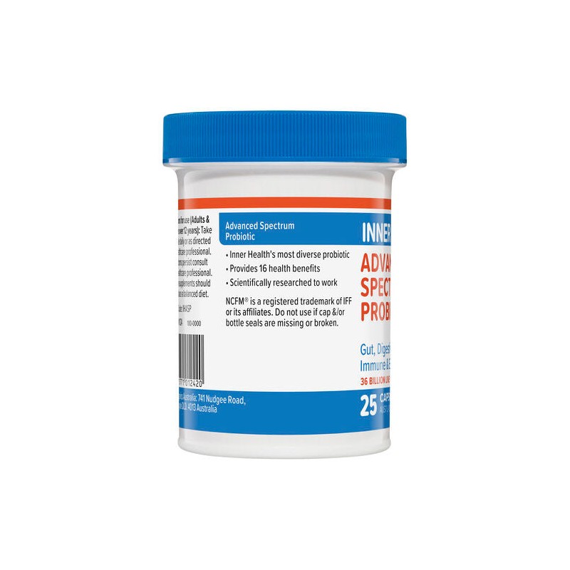 Inner Health Advanced Spectrum Probiotic 25 Capsules