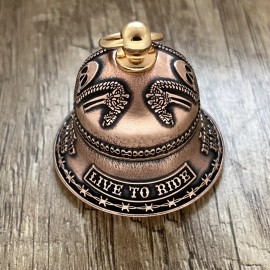 Unbranded New! Handcrafted Life Behind Bars Motorcycle Bell ~ Custom Made From Coins!