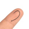 MUUNN 100Pcs Fly Tying Hooks,Curved Nymph Caddis Fly Hook for