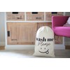 1 Laundry Bag, Laundry Bag, Laundry Hamper, 100% Cotton (Smiley
