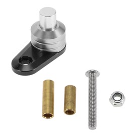 RATCHROLL 1 Set Universal Motorcycle Brake Lever Parking Button Lock Switch Silver Tone