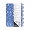 Idena 11366 Notebook A5 with 66 Stickers, Blue, Journal with