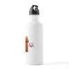 CafePress Poodle Water Bottle 1.0L (34 oz) Stainless Steel Water